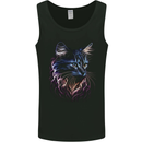 A Fantasy Cat With Cool Colours 1 Mens Vest Tank Top Black