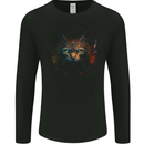 A Fantasy Cat With Cool Colours 4 Mens Long Sleeve T-Shirt Black