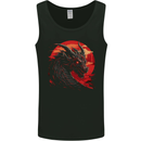 A Fantasy Dragon With a City Backdrop Mens Vest Tank Top Black