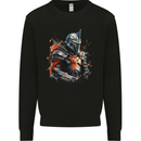 A Fantasy Medieval Knight in Armour Kids Sweatshirt Jumper Black
