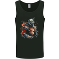 A Fantasy Medieval Knight in Armour Mens Vest Tank Top Black