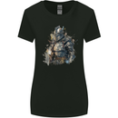 A Fantasy Medieval Knight in Armour Womens Wider Cut T-Shirt Black