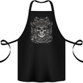 A Fantasy Pirate Skull Cotton Apron 100% Organic Black