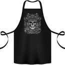 A Fantasy Pirate Skull Cotton Apron 100% Organic Black