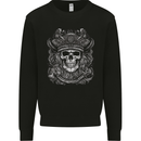 A Fantasy Pirate Skull Mens Sweatshirt Jumper Black