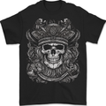A Fantasy Pirate Skull Mens T-Shirt 100% Cotton BLACK