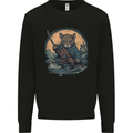 A Fantasy Samurai Mouse Mens Sweatshirt Jumper Black