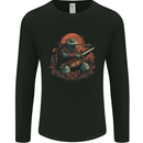 A Fantasy Samurai Turtle Tortoise Mens Long Sleeve T-Shirt Black