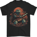 A Fantasy Samurai Turtle Tortoise Mens T-Shirt 100% Cotton BLACK