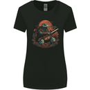 A Fantasy Samurai Turtle Tortoise Womens Wider Cut T-Shirt Black