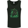 A Fantasy Wizard on Horseback Warlock Magician Mens Vest Tank Top Black