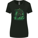 A Fantasy Wizard on Horseback Warlock Magician Womens Wider Cut T-Shirt Black