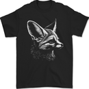 A Fennec Fox Mens Gildan Cotton T-Shirt Black