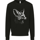 A Fennec Fox Mens Sweatshirt Jumper Black