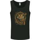 A Ferocious Tiger With a Japanese Background Mens Vest Tank Top Black