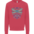 A Floral Dragonfly Kids Sweatshirt Jumper Heliconia
