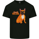 A French Bulldog Illustration Kids T-Shirt Childrens Black
