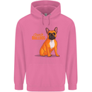 A French Bulldog Illustration Mens 80% Cotton Hoodie Azelea