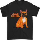 A French Bulldog Illustration Mens T-Shirt 100% Cotton Black