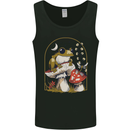 A Frog & Mushrooms Foraging Mycology Fungi Mens Vest Tank Top Black