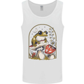 A Frog & Mushrooms Foraging Mycology Fungi Mens Vest Tank Top White