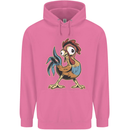 A Funky Rooster Farm Animals Chicken Mens 80% Cotton Hoodie Azelea