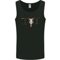 A Funny Chicken With Bats Mens Vest Tank Top Black