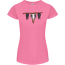 A Funny Chicken With Bats Womens Petite Cut T-Shirt Azalea