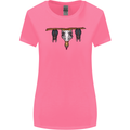A Funny Chicken With Bats Womens Wider Cut T-Shirt Azalea