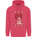 A Funny Christmas Pug Childrens Kids Hoodie Heliconia