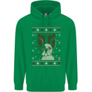 A Funny Christmas Pug Childrens Kids Hoodie Irish Green