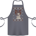 A Funny Christmas Pug Cotton Apron 100% Organic Steel