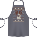 A Funny Christmas Pug Cotton Apron 100% Organic Steel