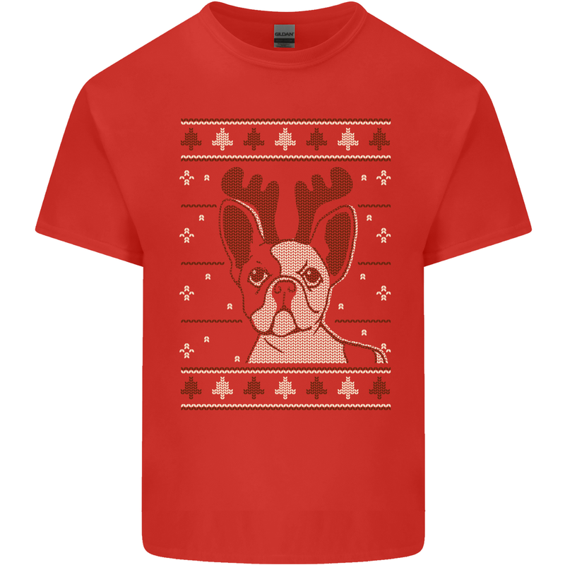 A Funny Christmas Pug Kids T-Shirt Childrens Red