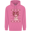 A Funny Christmas Pug Mens 80% Cotton Hoodie Azelea