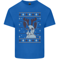 A Funny Christmas Pug Mens Cotton T-Shirt Tee Top Royal Blue