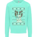 A Funny Christmas Pug Mens Sweatshirt Jumper Peppermint