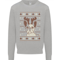 A Funny Christmas Pug Mens Sweatshirt Jumper Sports Grey