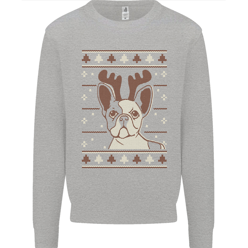 A Funny Christmas Pug Mens Sweatshirt Jumper Sports Grey