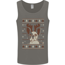 A Funny Christmas Pug Mens Vest Tank Top Charcoal
