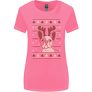 A Funny Christmas Pug Womens Wider Cut T-Shirt Azalea