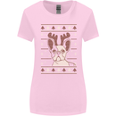 A Funny Christmas Pug Womens Wider Cut T-Shirt Light Pink