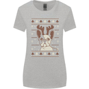 A Funny Christmas Pug Womens Wider Cut T-Shirt Sports Grey