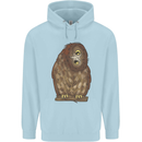 A Funny Owl Childrens Kids Hoodie Light Blue