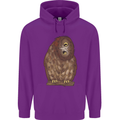 A Funny Owl Childrens Kids Hoodie Purple