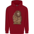 A Funny Owl Childrens Kids Hoodie Red