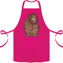 A Funny Owl Cotton Apron 100% Organic Pink
