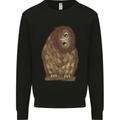 A Funny Owl Kids Sweatshirt Jumper Black