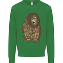 A Funny Owl Kids Sweatshirt Jumper Irish Green