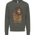 A Funny Owl Kids Sweatshirt Jumper Storm Grey